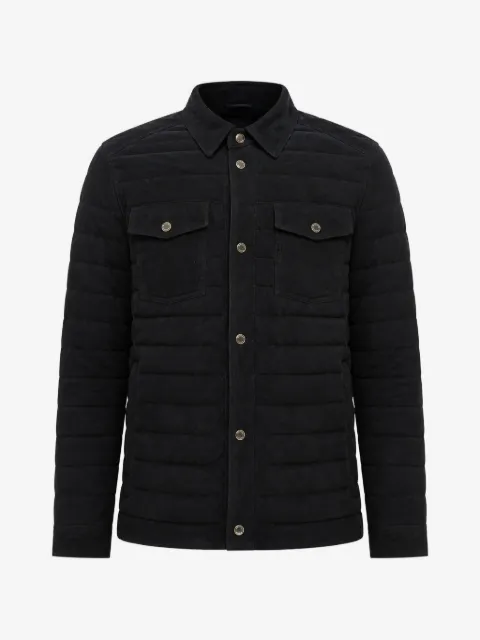 Moorer Crespi quilted down jacket