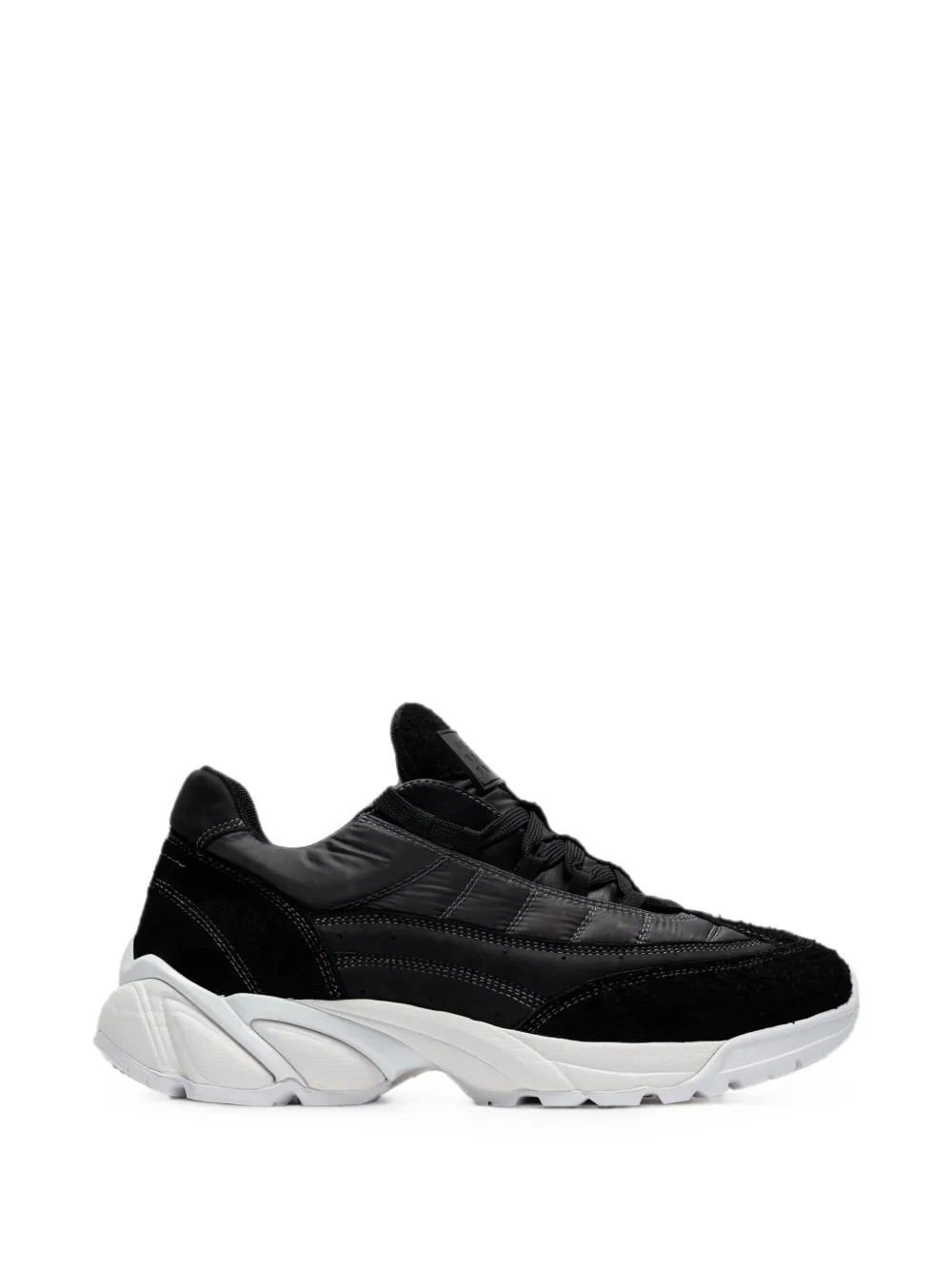 MM6 Maison Margiela panelled chunky low-top sneakers - Nero