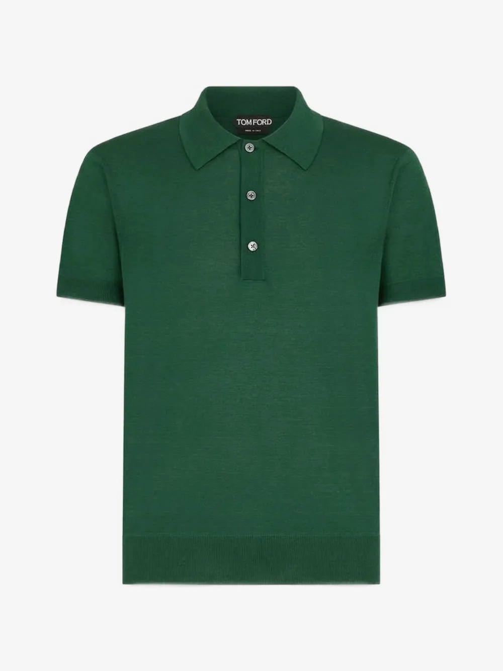TOM FORD short-sleeve polo shirt | Green | Image 1