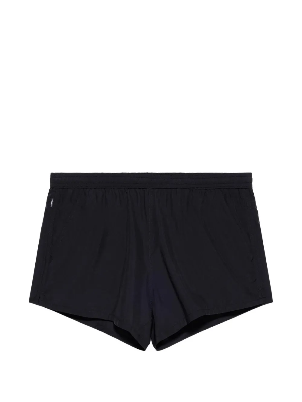 TOM FORD elasticated logo-tag swim shorts - Nero