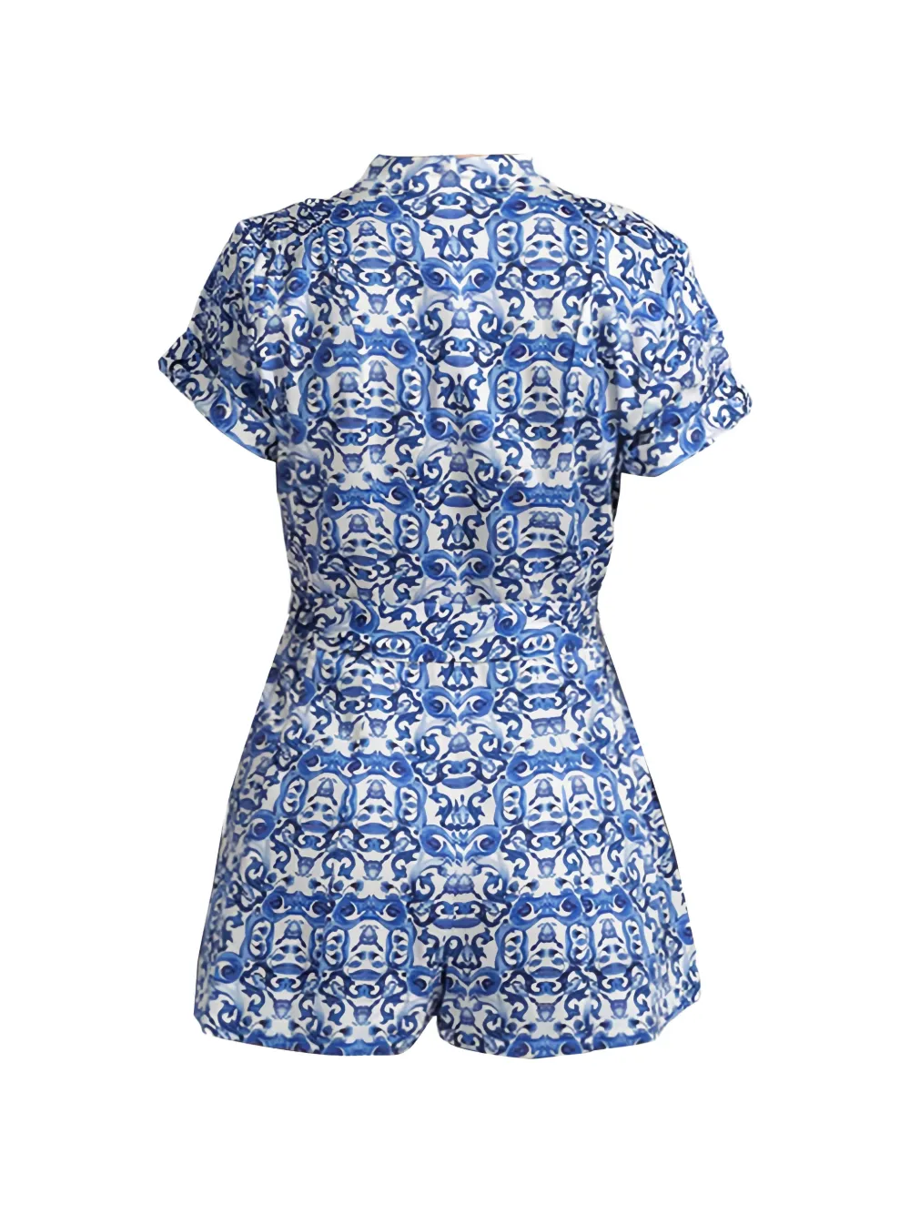 alice + olivia Lucy playsuit met patroon Blauw
