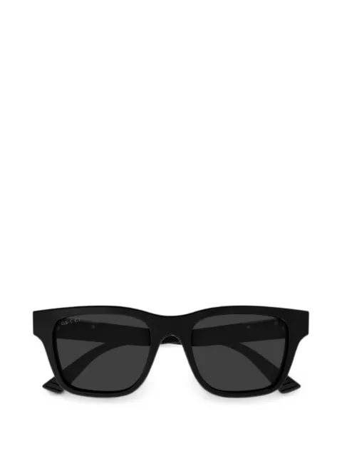 Gucci Web-stripe square-frame sunglasses