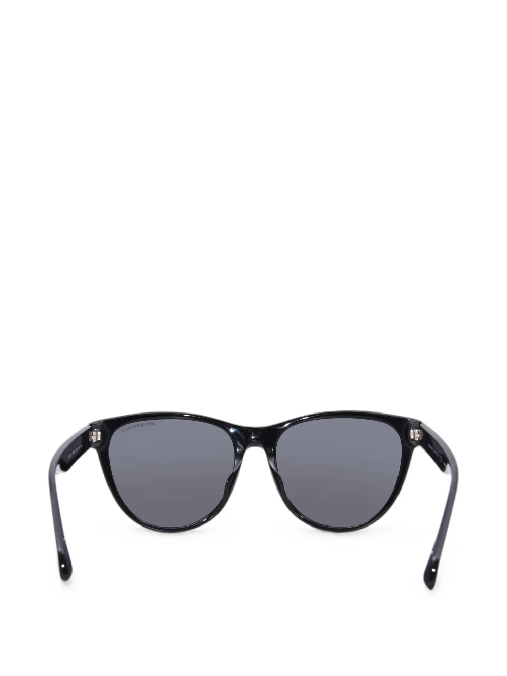 Armani Exchange Zonnebril met rond montuur Zwart