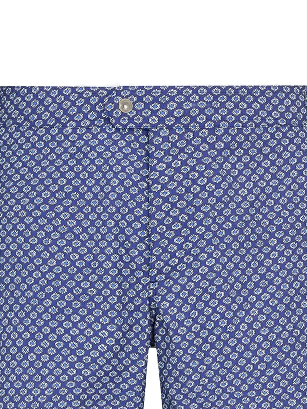 TOM FORD Zwembroek met geometrische print Blauw