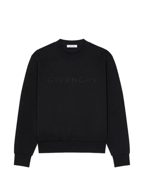Givenchy жаккардовая толстовка с узором в елочку