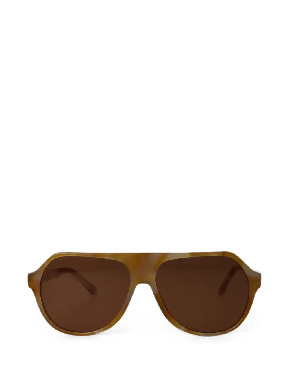 Palm Angels Eyewear Kelso pilot-frame sunglasses - Toni neutri