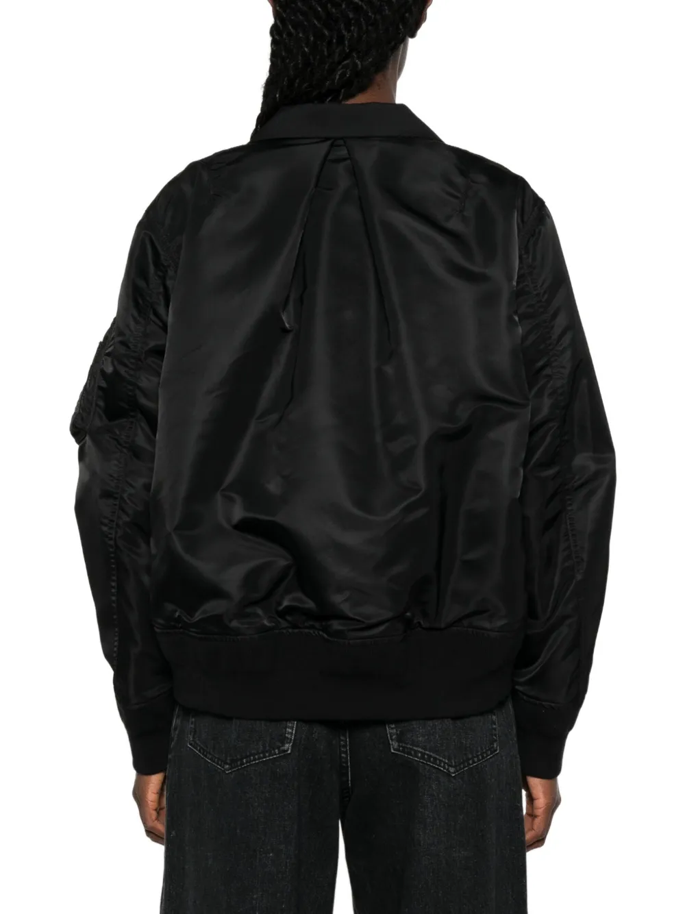 sacai Jack met dubbele rij knopen Zwart