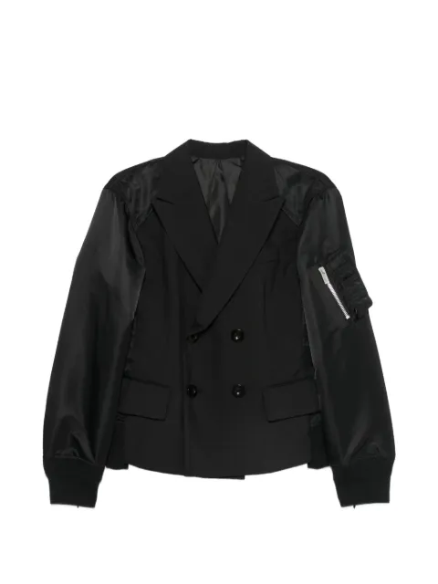 sacai double-breasted jacket