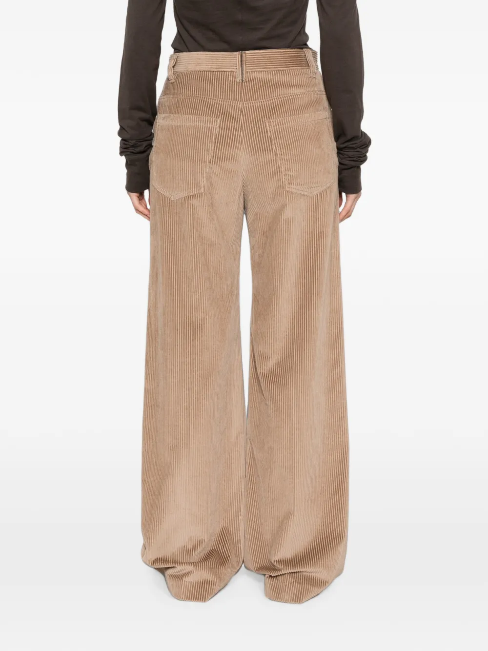 Brunello Cucinelli Ribfluwelen broek Beige
