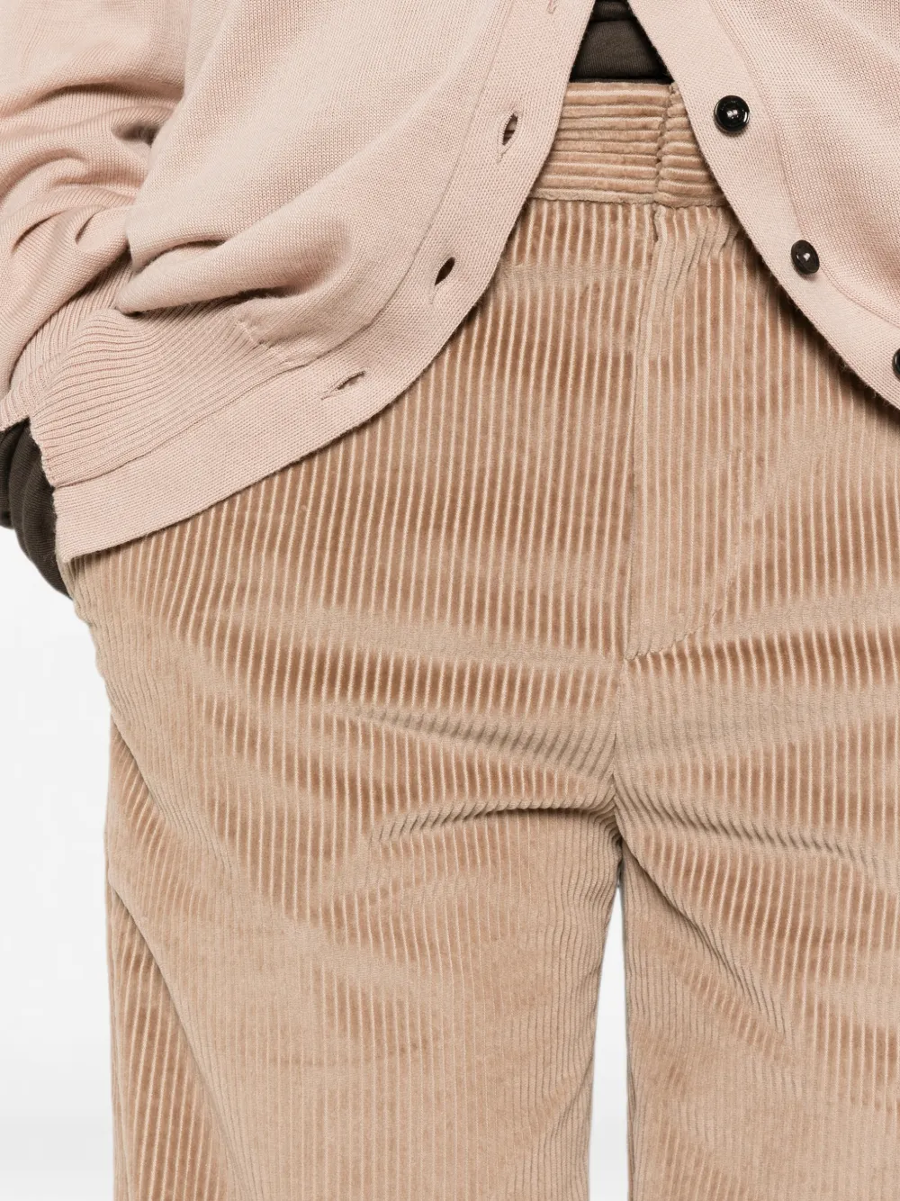 Brunello Cucinelli Ribfluwelen broek Beige