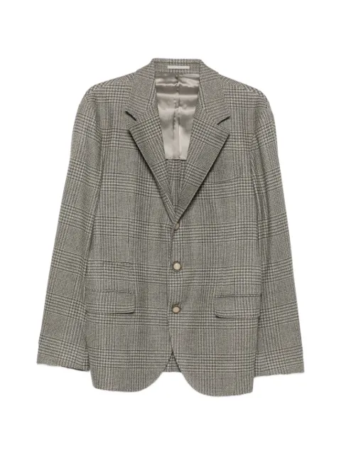 Brunello Cucinelli Prince of Wales check-pattern blazer  
