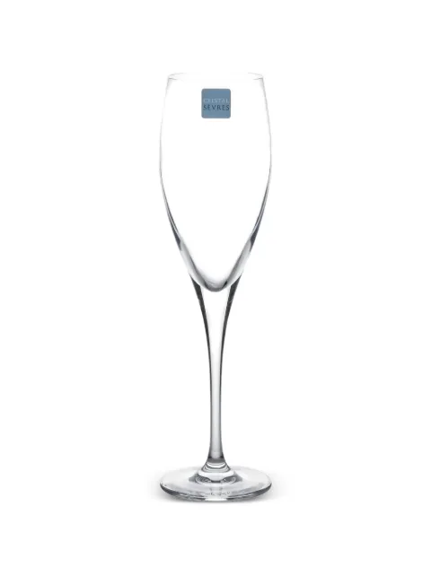 CRISTAL DE SEVRES set de seis vasos Pensee