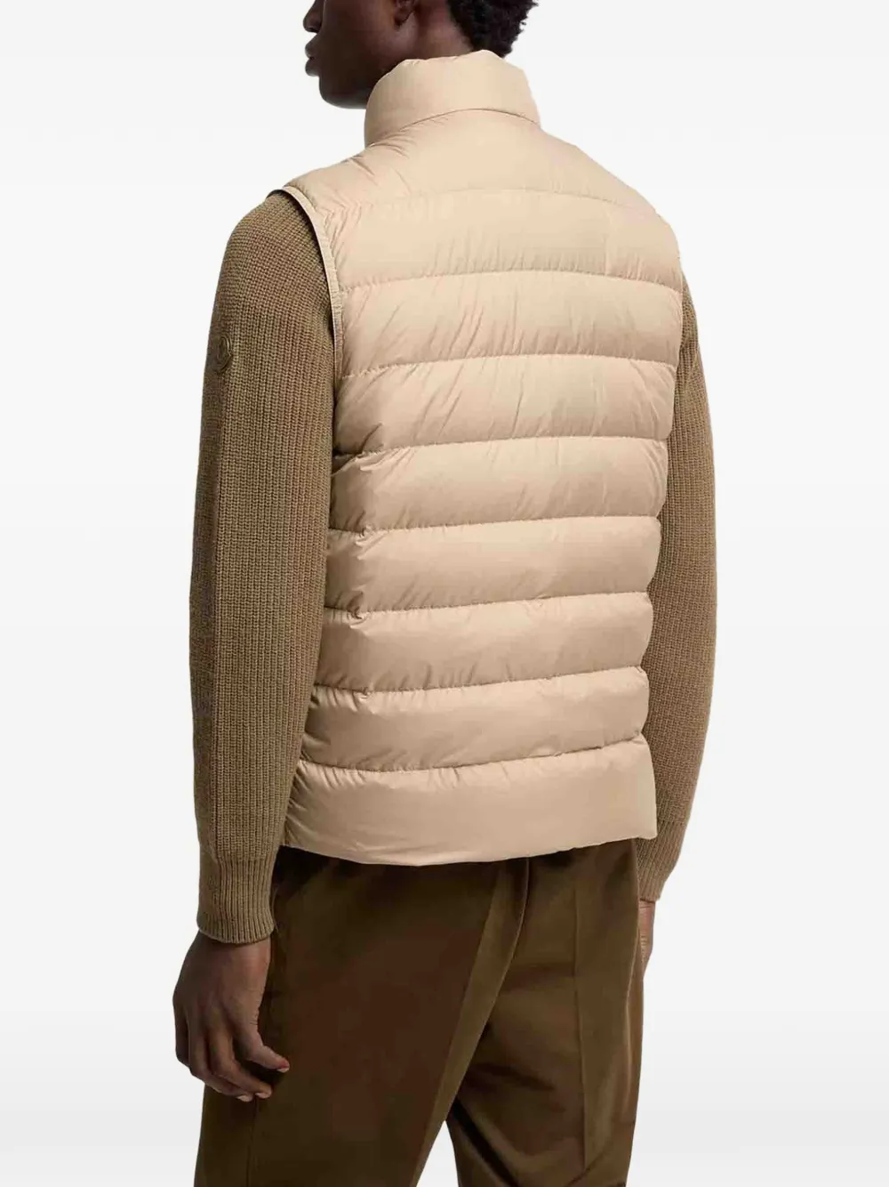 Moncler Gewatteerde bodywarmer Beige