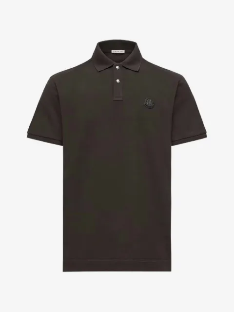 Moncler logo-patch short-sleeve polo shirt