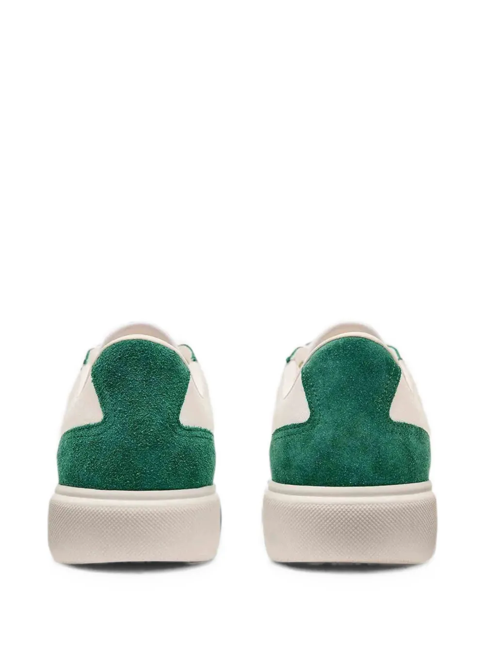 Casablanca calf suede-panelled sneakers Beige