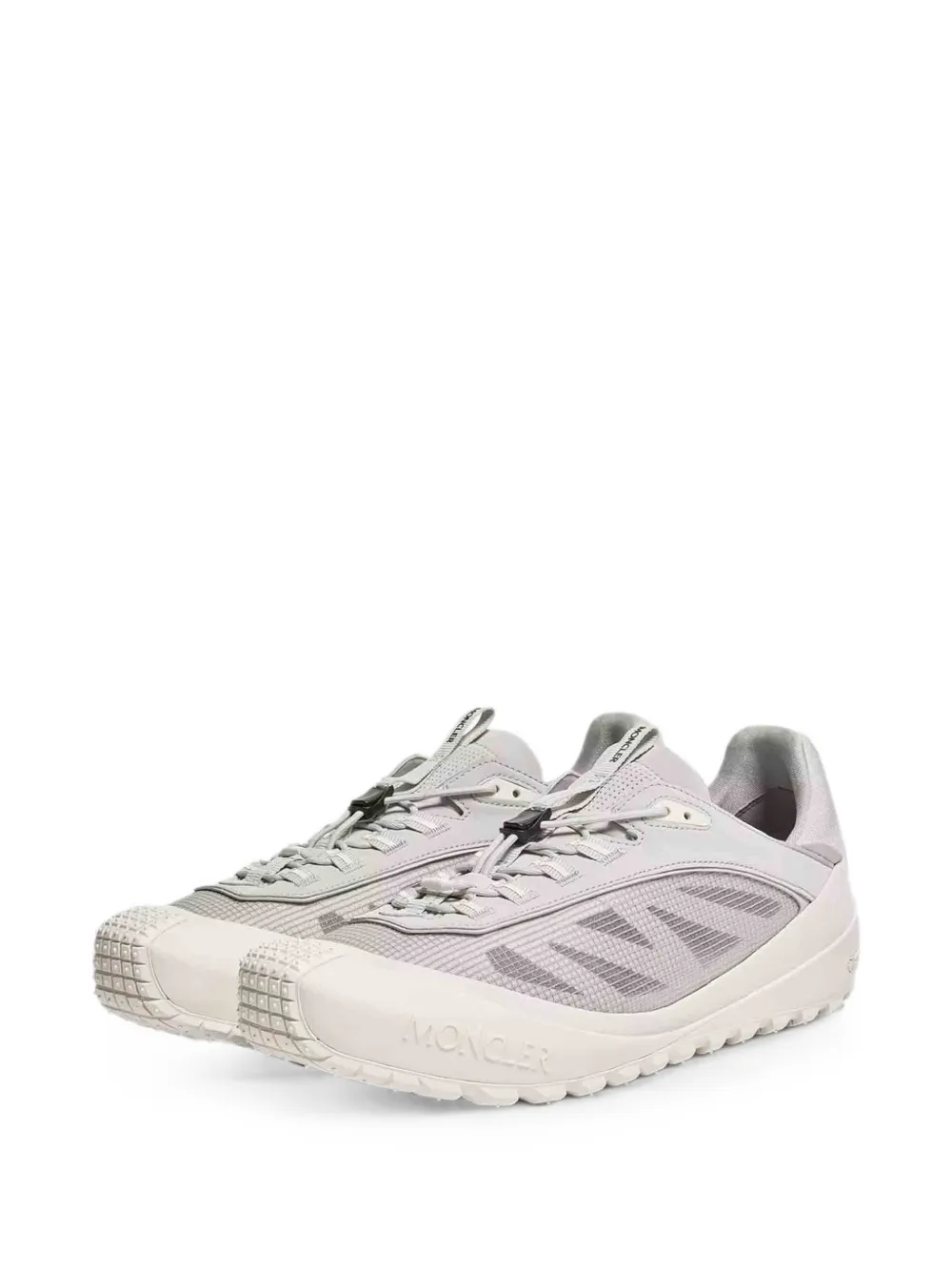 Moncler Vibram sole mesh sneakers Grijs