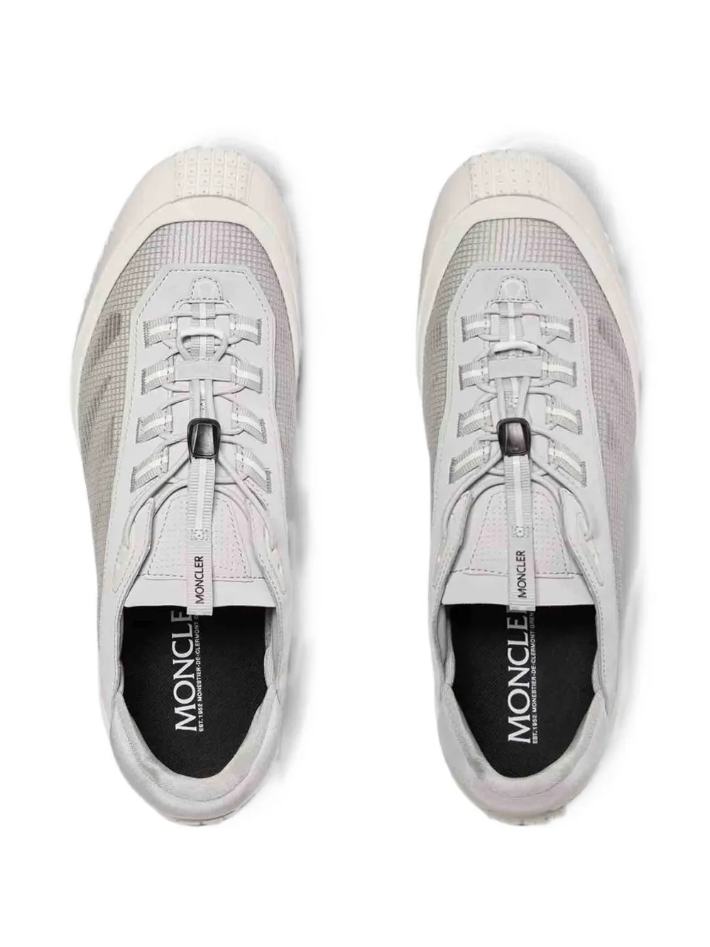 Moncler Vibram sole mesh sneakers Grijs