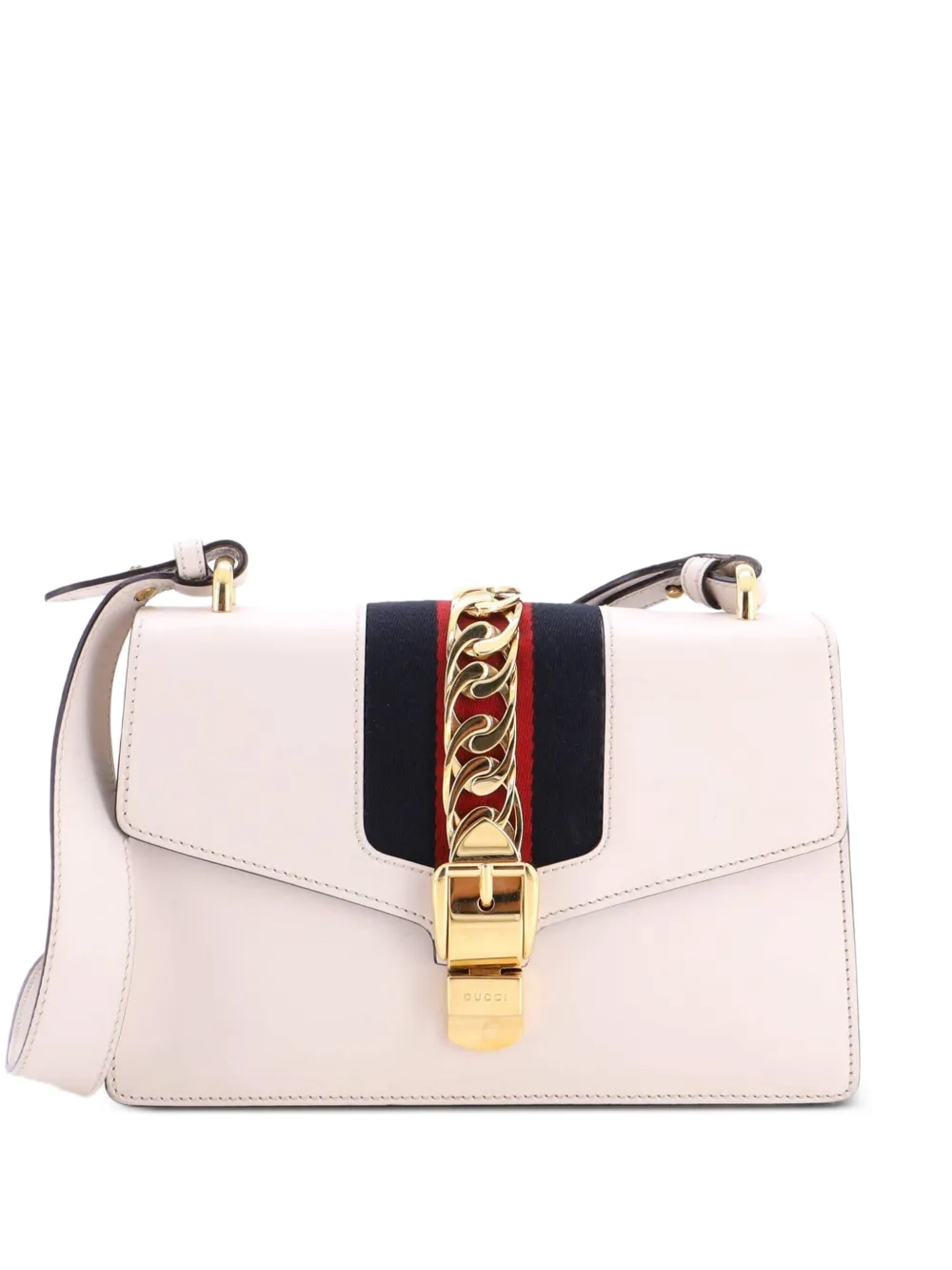 Gucci Pre-Owned Kleine Sylvie Schultertasche - Weiß
