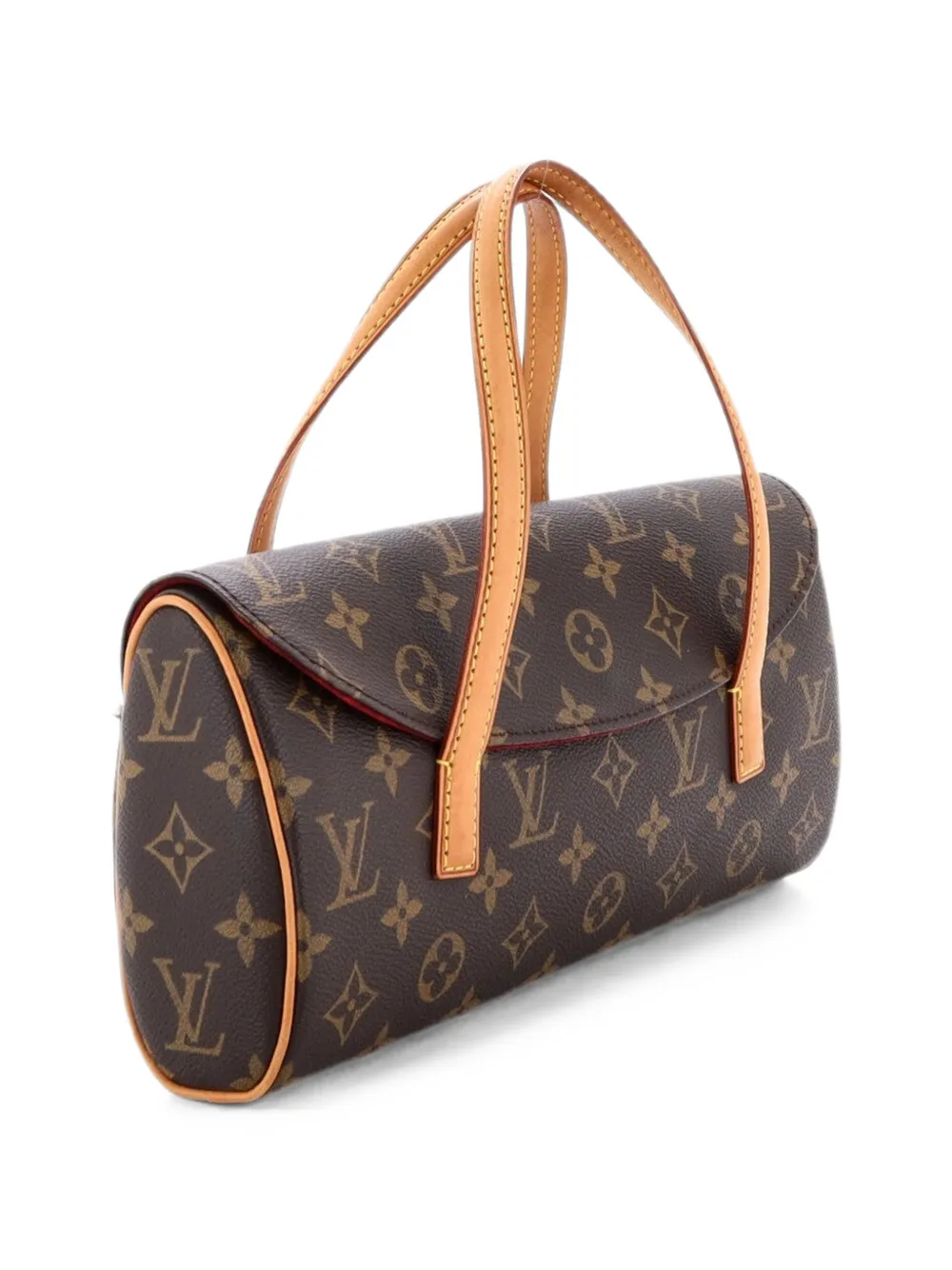 Louis Vuitton Pre-Owned Sonatine Handbag Monogram Canvas satchel - Braun