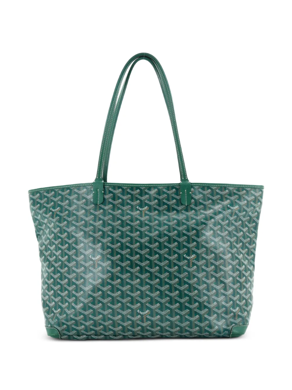 Goyard Pre-Owned Borsa a spalla Artois MM in tela cerata - Verde