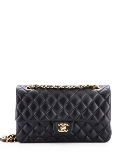 CHANEL Pre-Owned Classic Double Flap Bag Quilted Lambskin Medium shoulder bag