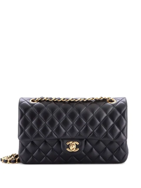 CHANEL Pre-Owned Classic Double Flap Bag Quilted Lambskin Medium shoulder bag