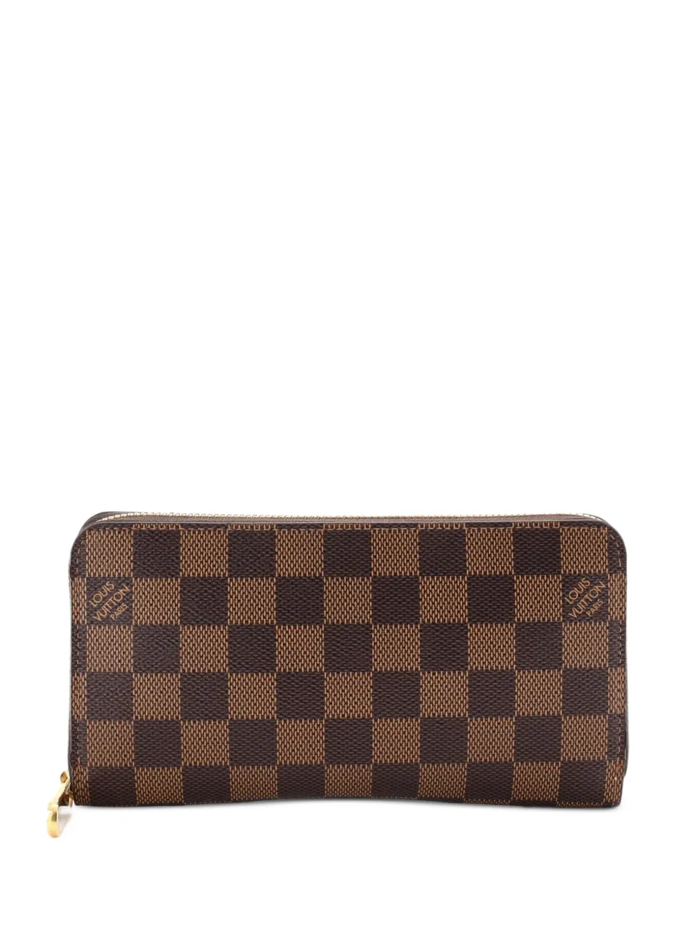 Louis Vuitton Pre-Owned Kleines Zippy Damier Portemonnaie - Braun