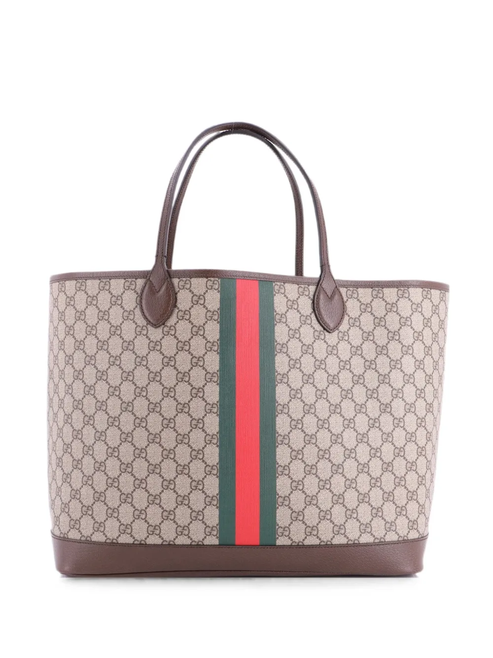 Gucci Pre-Owned Borsa tote Ophidia Open Shopping GG grande - Marrone