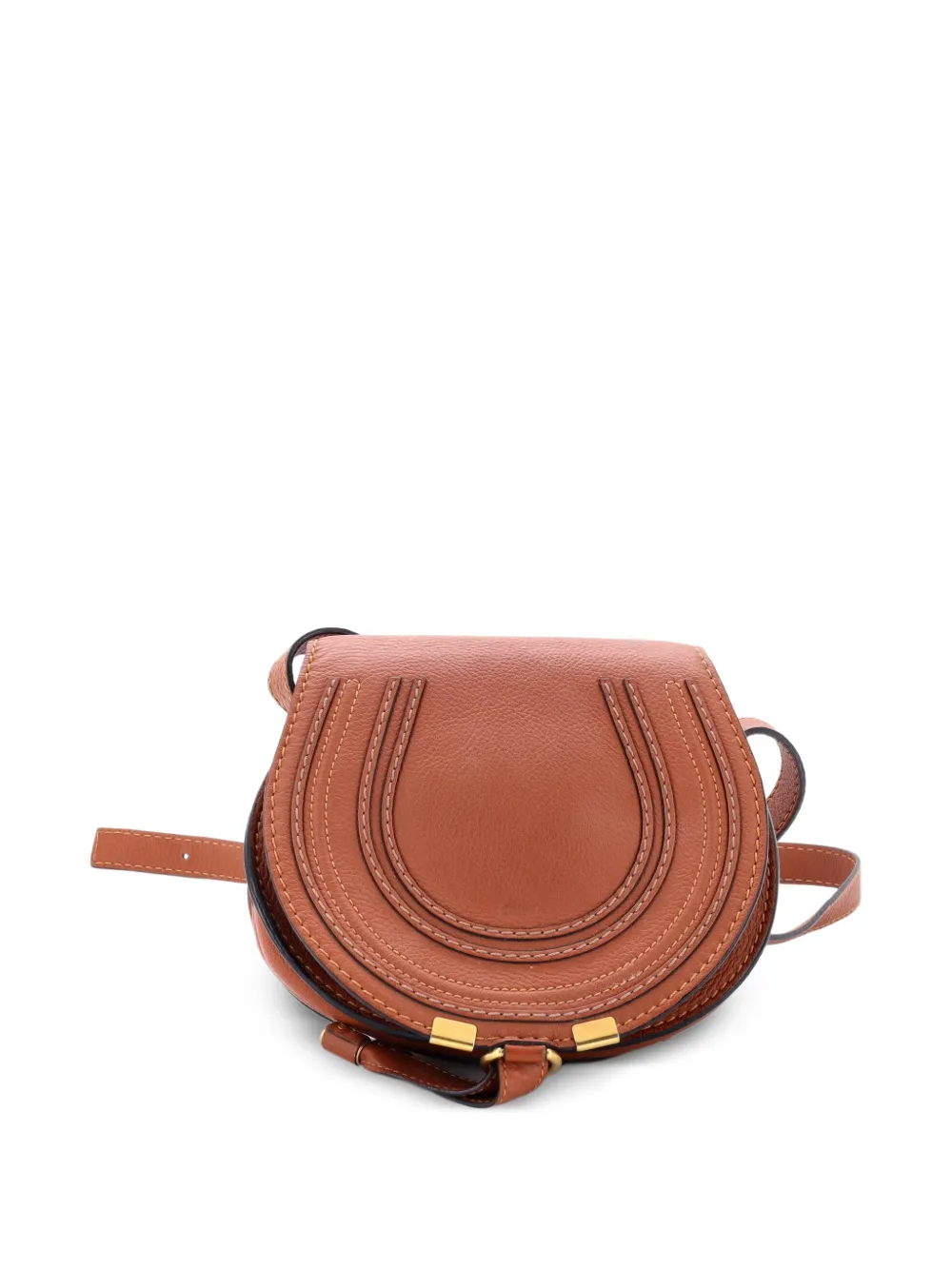 Chloé Pre-Owned Marcie Leather Small crossbody bag - Brown