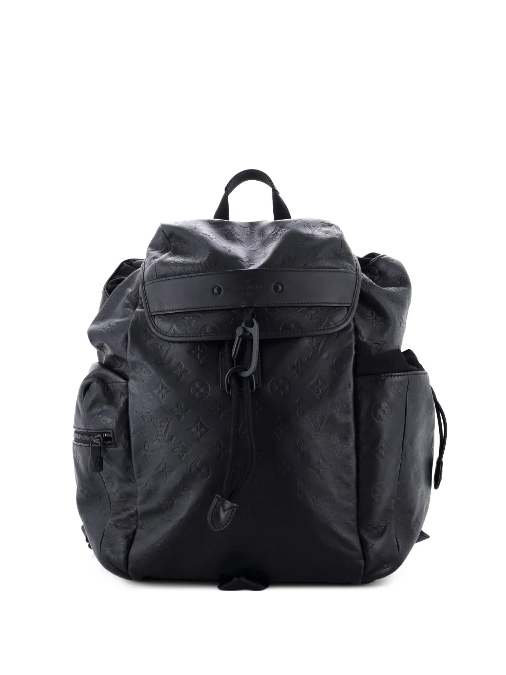 Louis Vuitton Pre-Owned Zaino Discovery in pelle Monogram Shadow - Nero