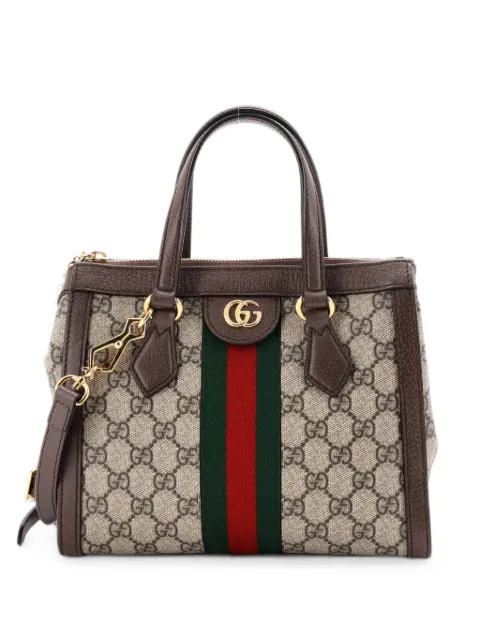 Gucci Pre-Owned Ophidia Top Handle GG Coated Canvas Small tote bag