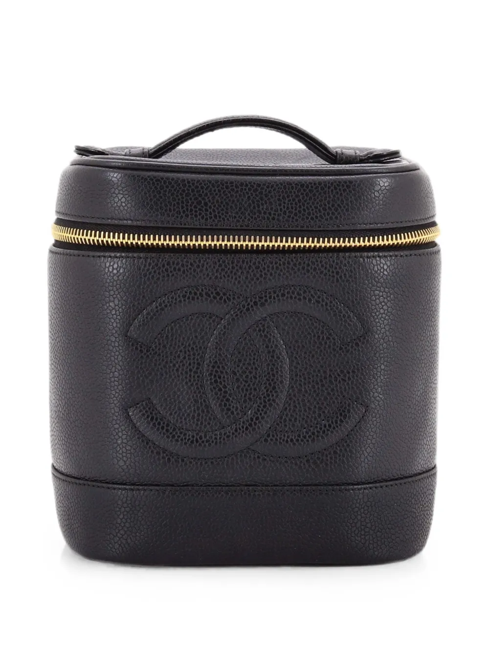 CHANEL Pre-Owned Trousse make up Timeless in pelle Caviar - Nero