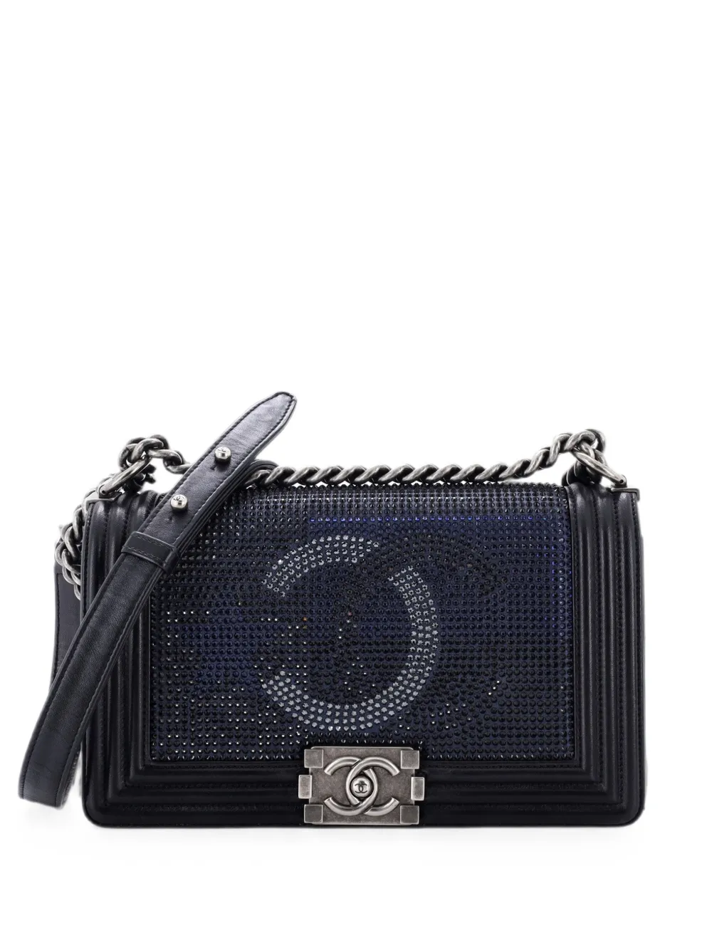 CHANEL Pre-Owned Borsa a spalla Paris-Dallas Boy Flap Limited Edition media - Nero
