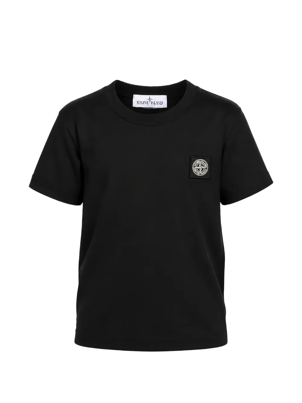 Stone Island Junior logo-patch T-shirt - Nero