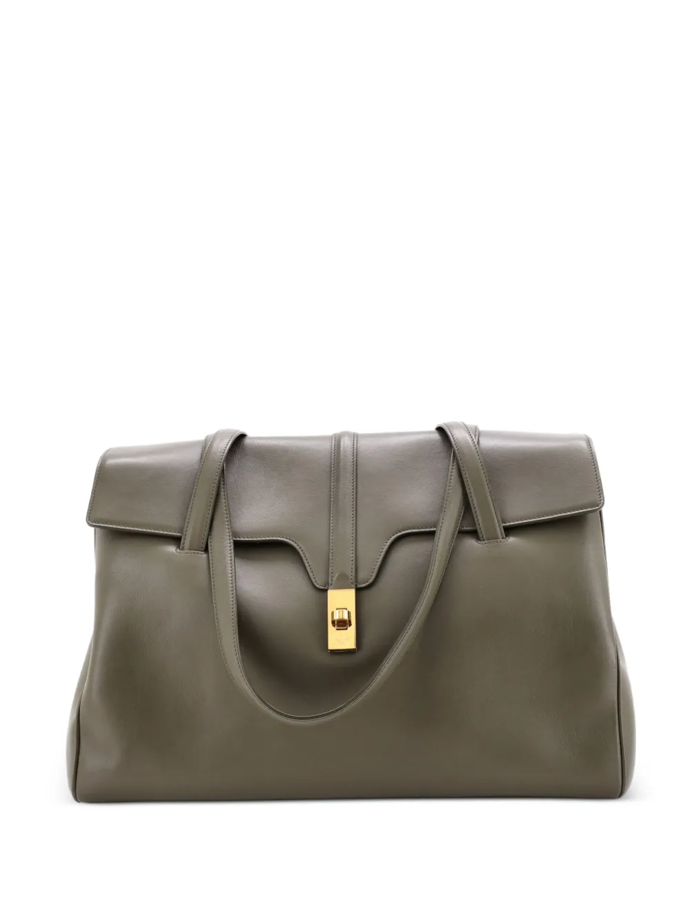 Celine Pre-Owned Soft 16 Bag Smooth Calfskin Large shoulder bag - Green