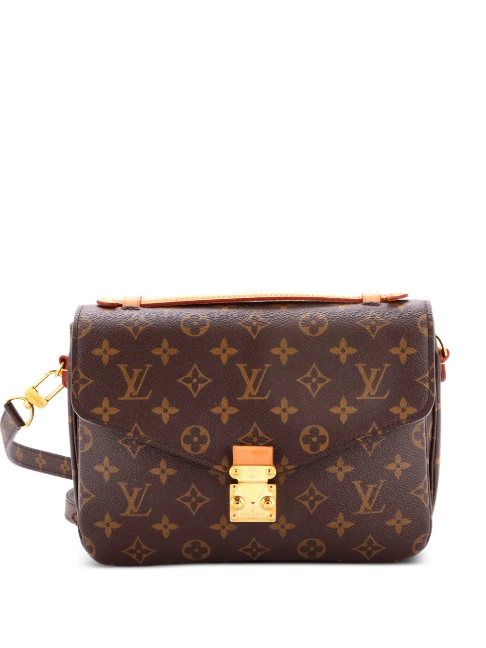 Louis Vuitton Pre-Owned Pochette Metis East West Umhängetasche aus Monogramm-Canvas - Braun