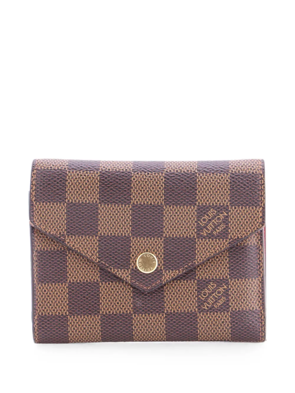 Louis Vuitton Pre-Owned Portafoglio Victorine Wallet Damier piccolo - Marrone