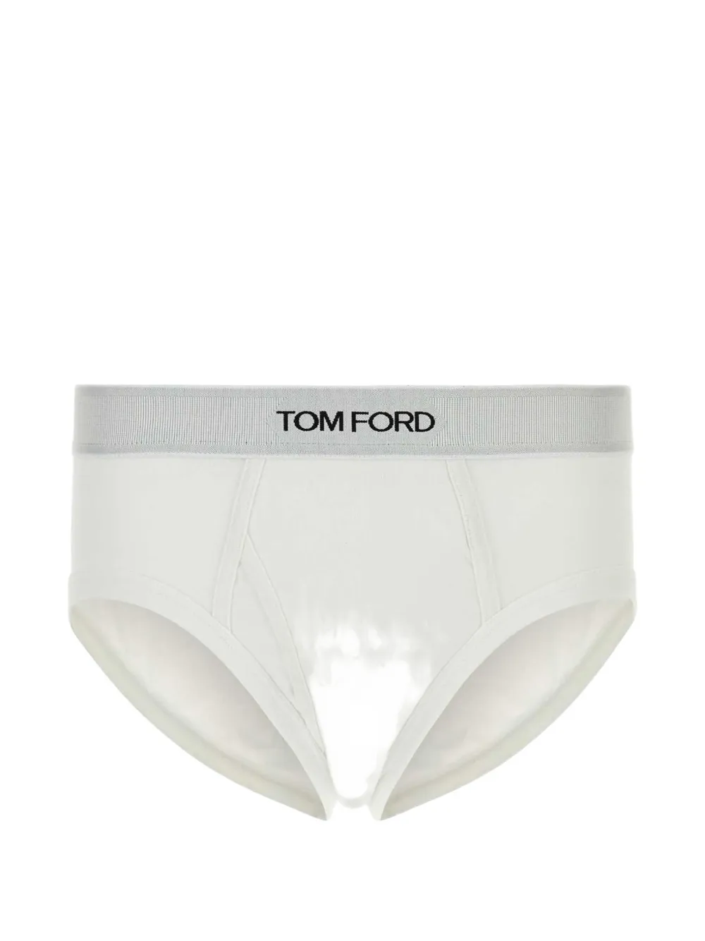 TOM FORD logo-waistband briefs - Bianco