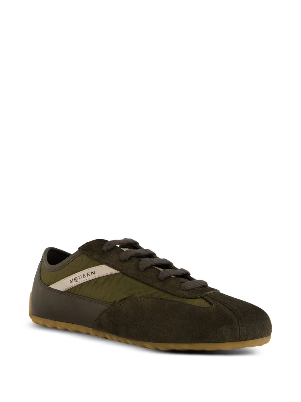 Alexander McQueen Denali leren sneakers Groen