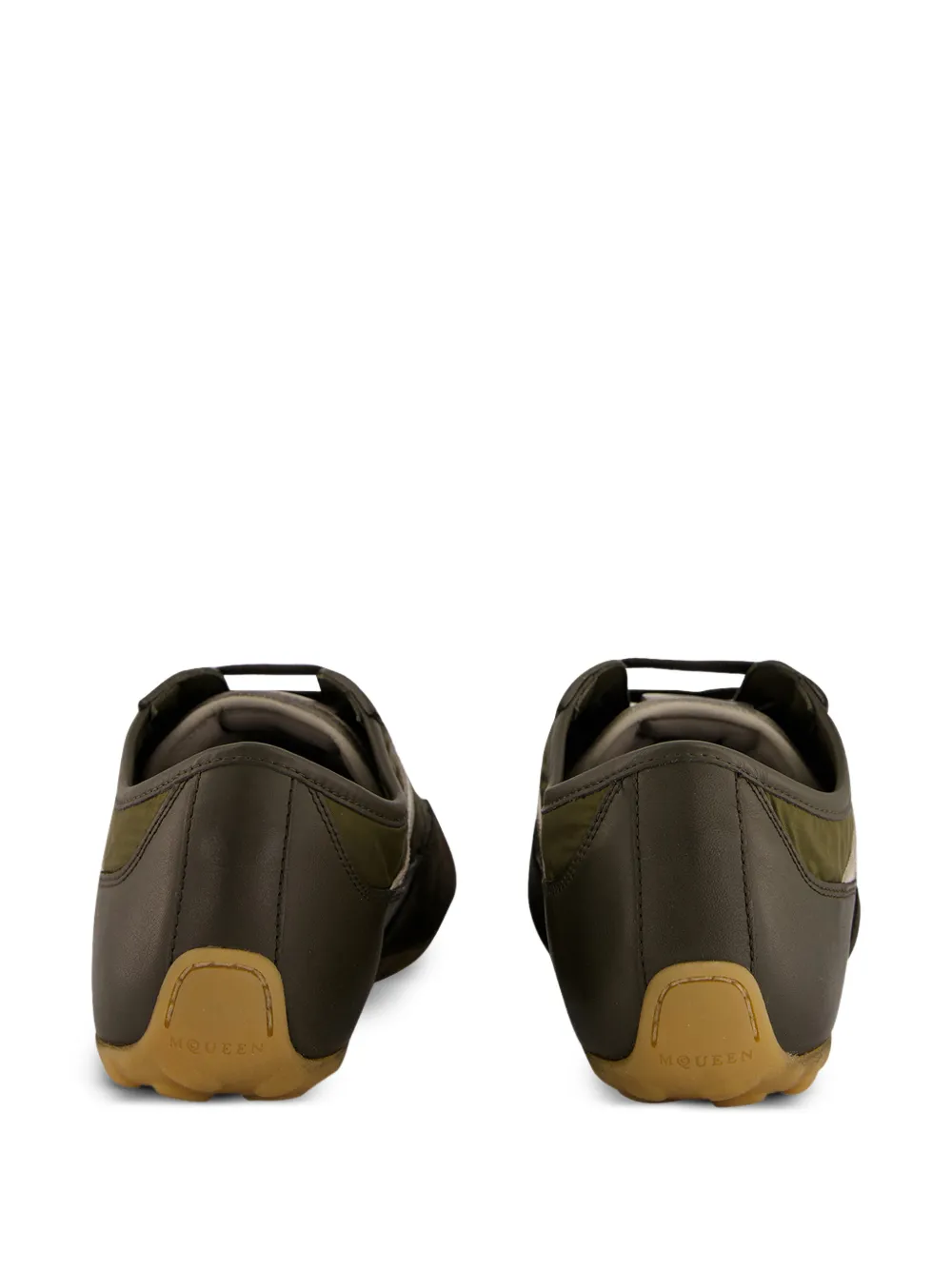 Alexander McQueen Denali leren sneakers Groen