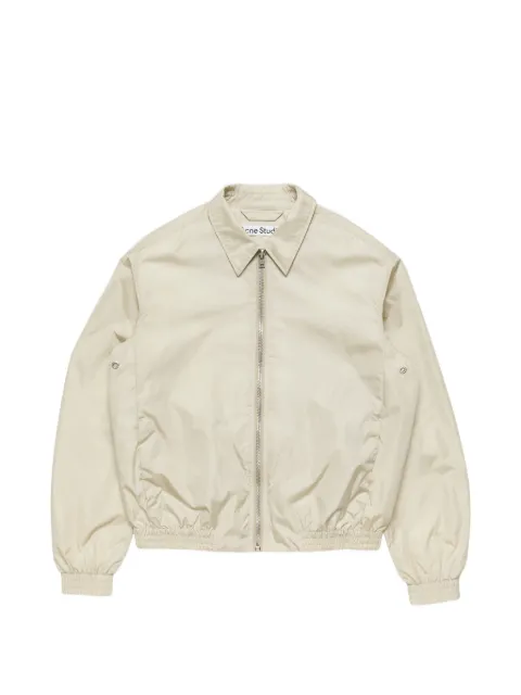 Acne Studios logo-print zip-up jacket