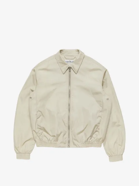 Acne Studios logo-print zip-up jacket