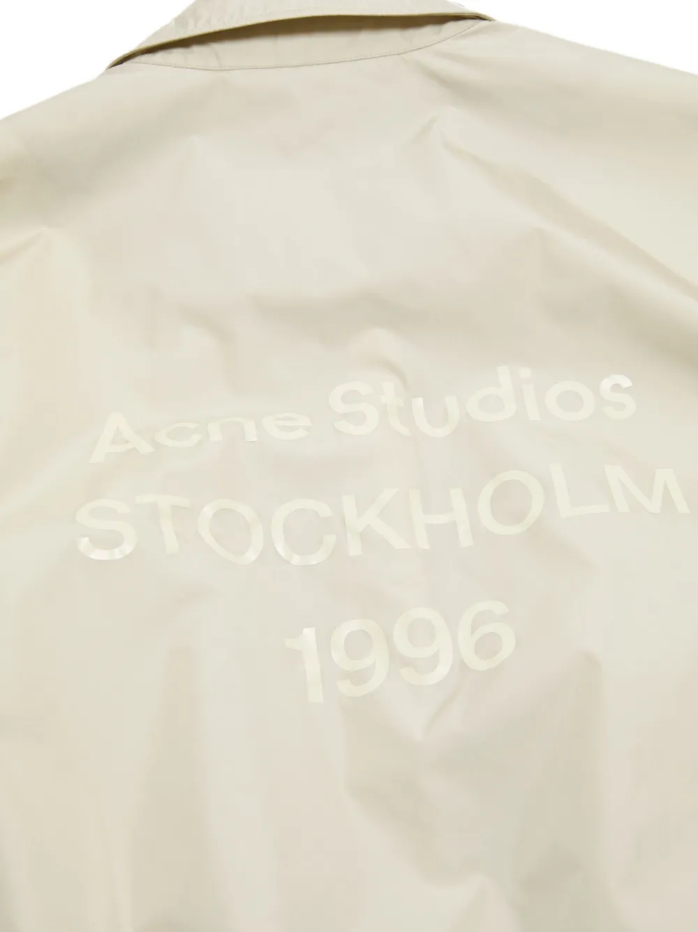 Acne Studios Jack met logoprint Beige
