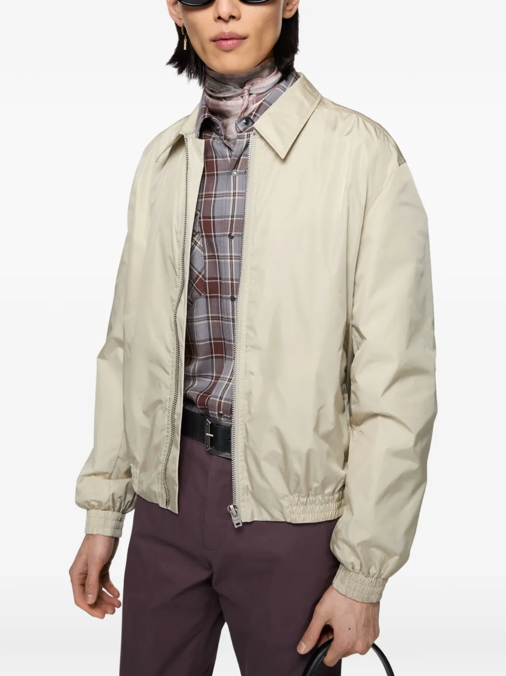 Acne Studios Jack met logoprint Beige