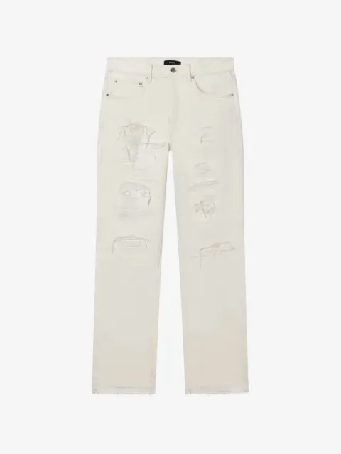 Purple Brand P011 Patch Blowout mid-rise jeans