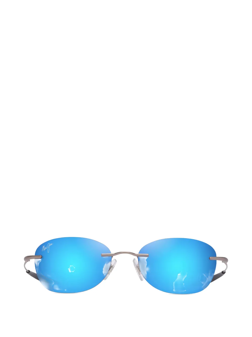 Maui Jim Kanaio Coast oval-frame sunglasses - Argento