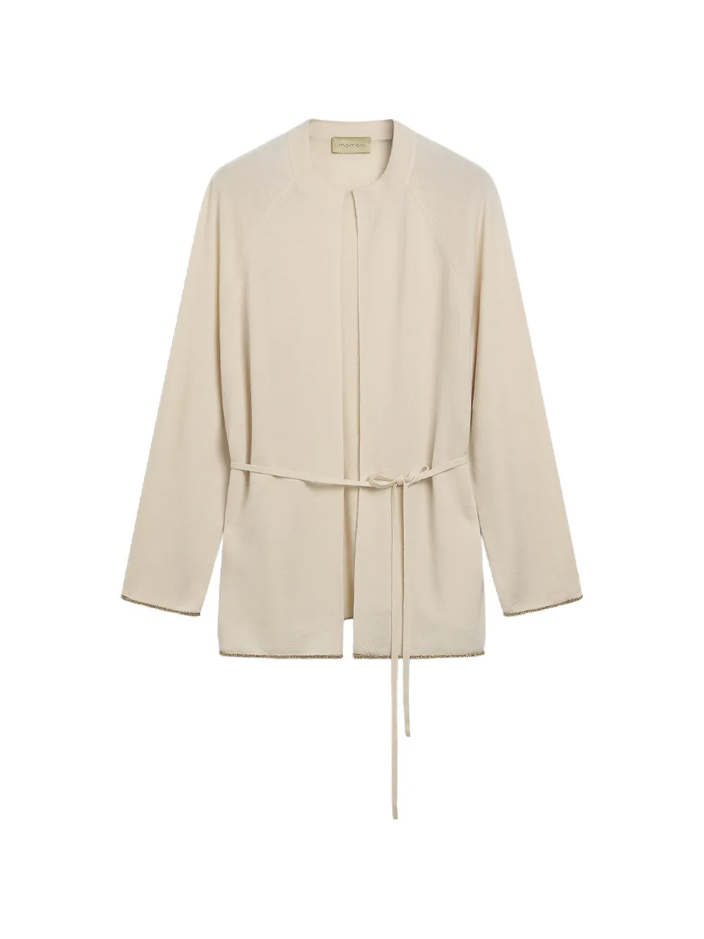 MOMONÌ Stiga wool cardigan - Toni neutri