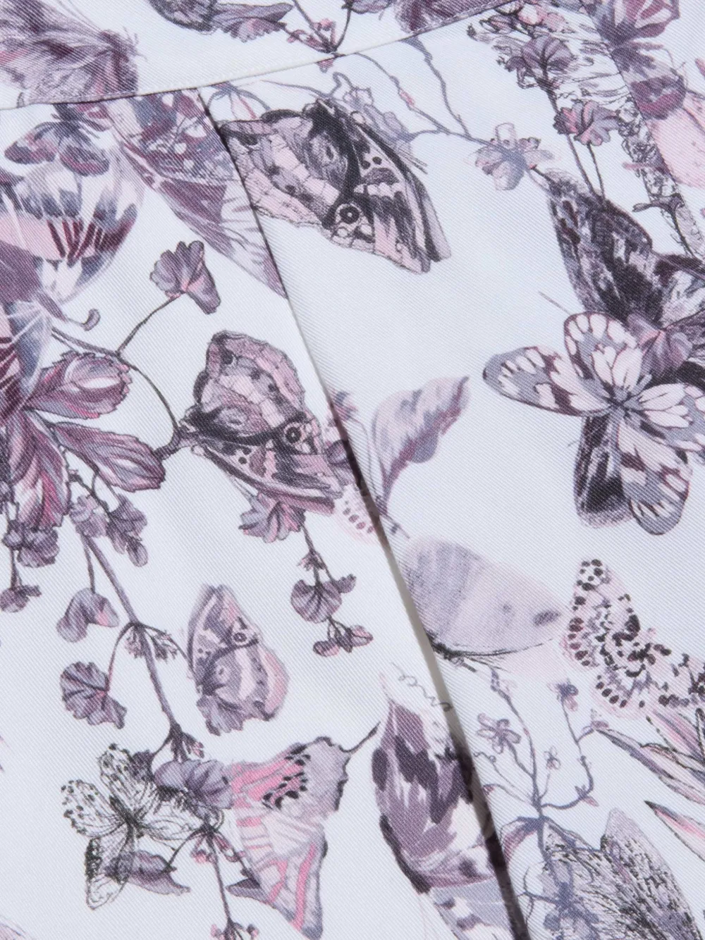L'Agence Sylie shorts met vlinderprint Wit