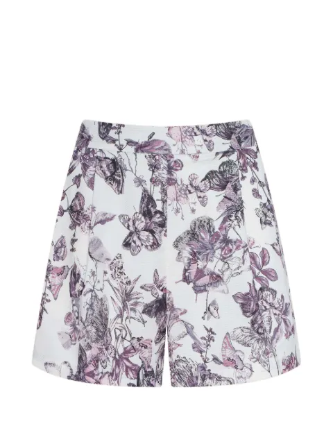 L'Agence pantalones cortos Sylie con mariposas estampadas
