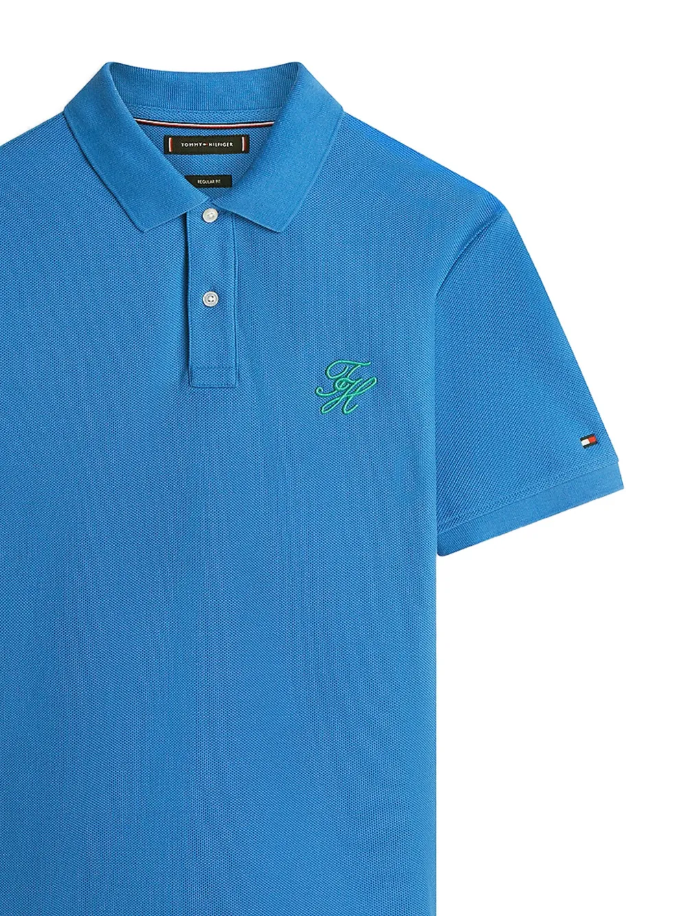 Tommy Hilfiger Katoenen poloshirt met kenmerkend logo Blauw